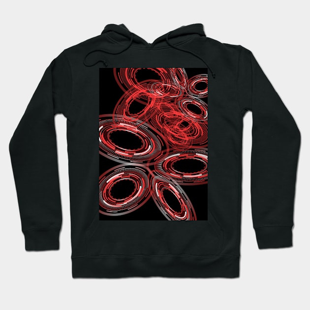 Fractal rings Hoodie by CatCoconut-Art